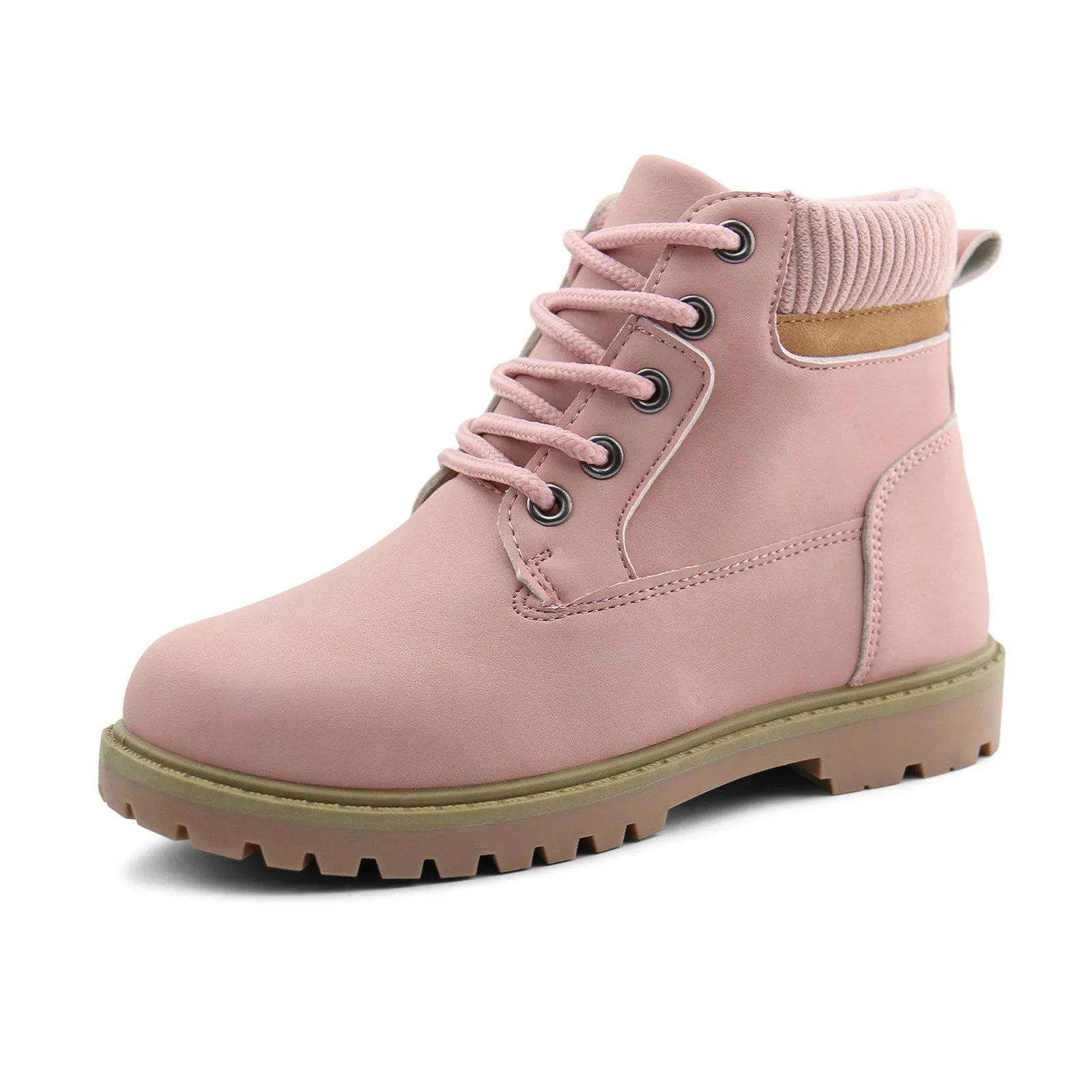 Kids Ankle Boots Lace-Up Outdoor Boots