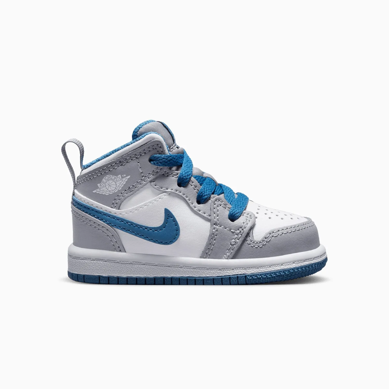 Kid's Jordan 1 Mid "Cement True Blue" Toddlers