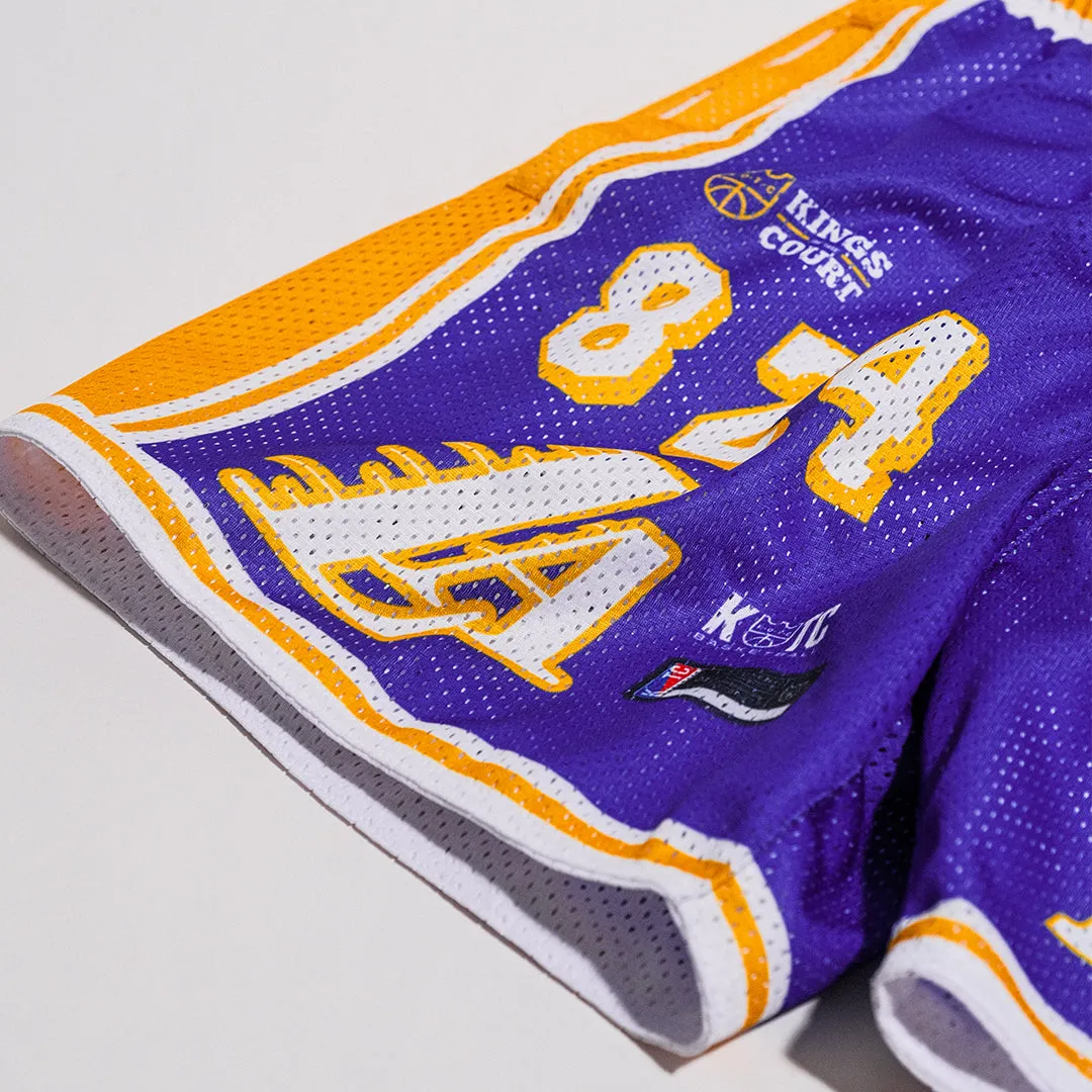 Kings of the Court Mamba Swingman Mesh Shorts Mamba Day 8/24 Collection