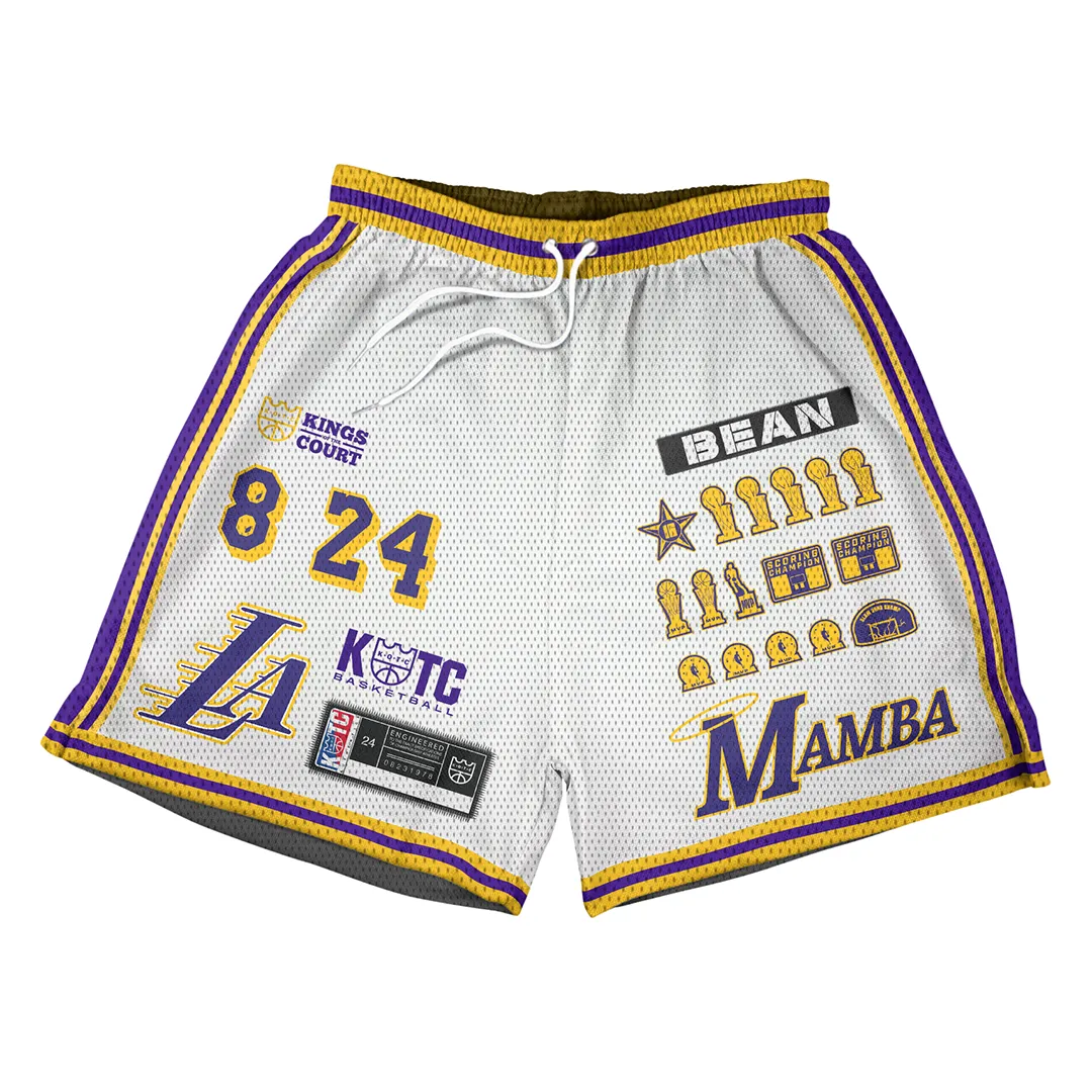 Kings of the Court Mamba Swingman Mesh Shorts Mamba Day 8/24 Collection