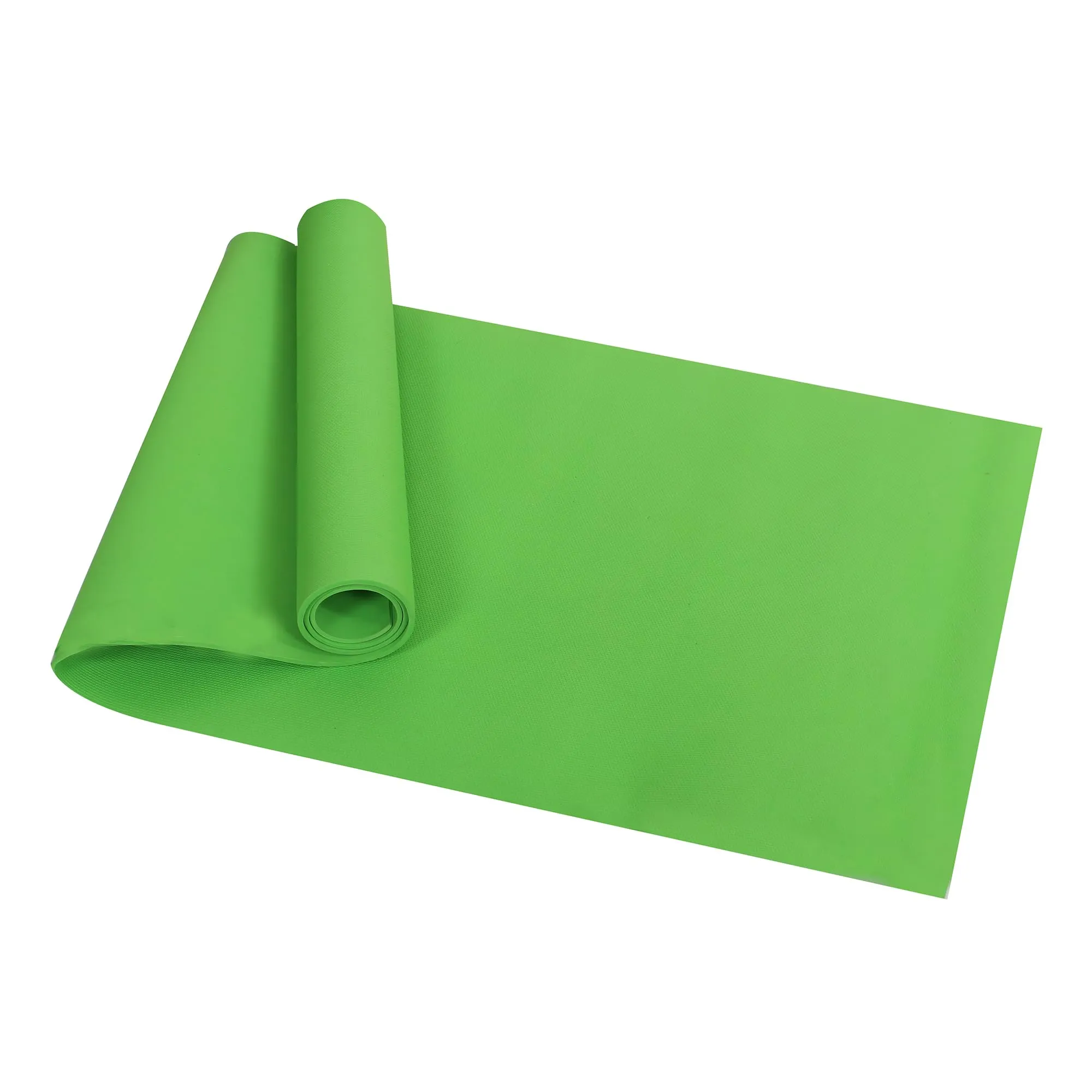 Kuber Industries Yoga Mat | Eva Foam Workout Mat | Anti-Skid Floor Exercise Mat | Carpet Mat for Gym-Fitness | Yoga Mat for Women | Yoga Mat for Men | 6 MM | Green