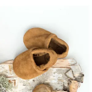 Leather Baby Shoes - Suede Loafers