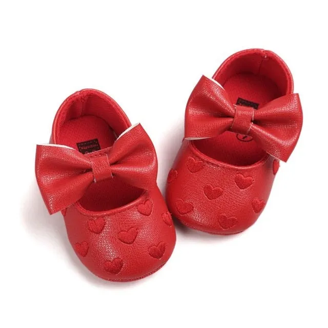 Leather Non-slip Crib Shoes