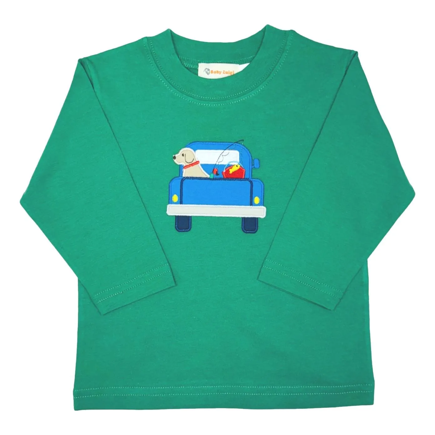 Long Sleeve T-Shirt - Lab Fishing Truck