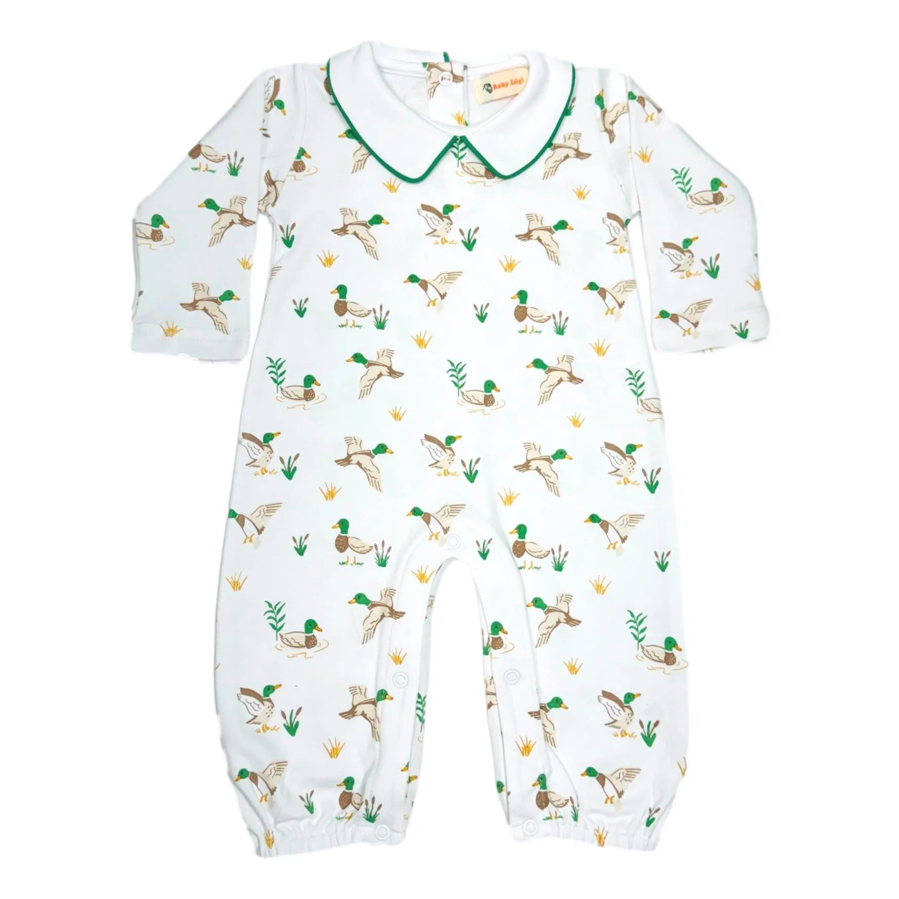 Mallard Print Knit Romper