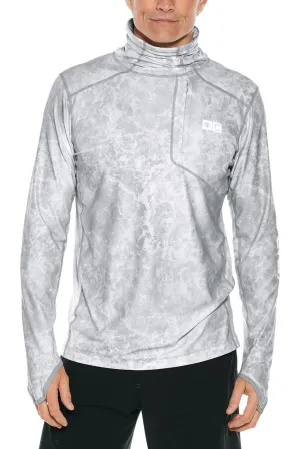 Men's Andros Fishing Hoodie  |  Grey Water Print