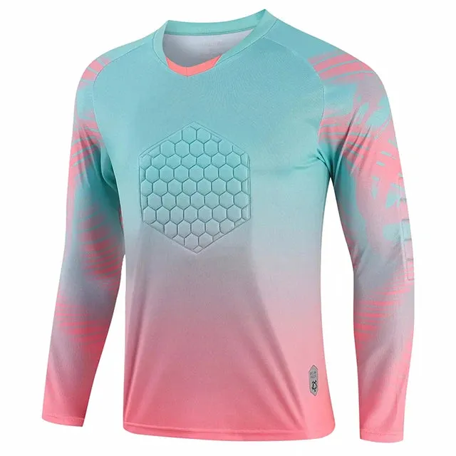 Men's Football Jersey - New Adults Goalkeeper Long Sleeve Tracksuit Soccer Training