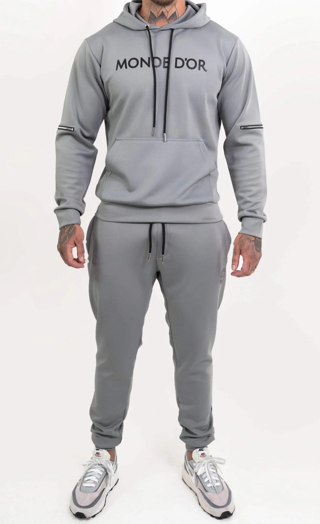 Men's MDC Light Grey Pullover Hoodie