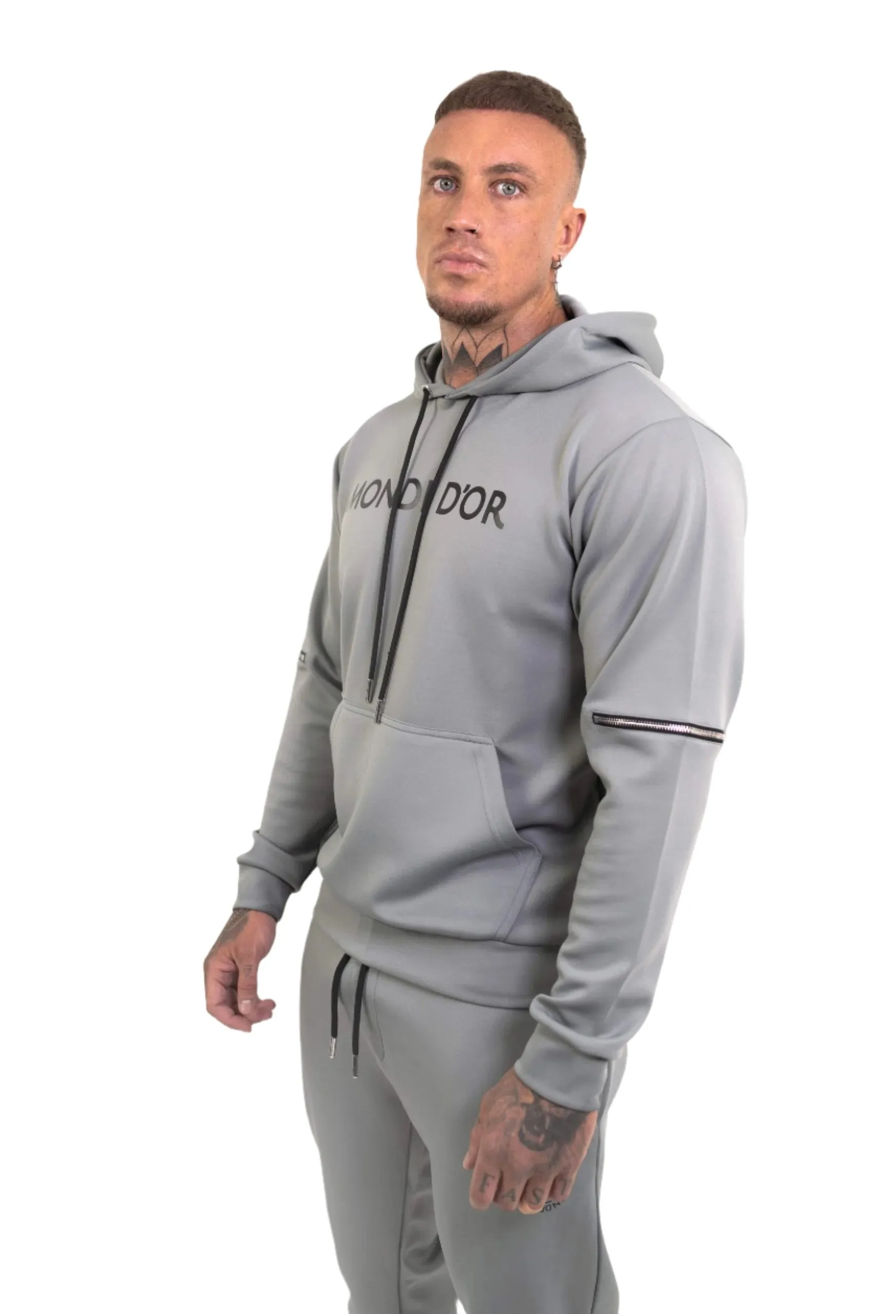 Men's MDC Light Grey Pullover Hoodie