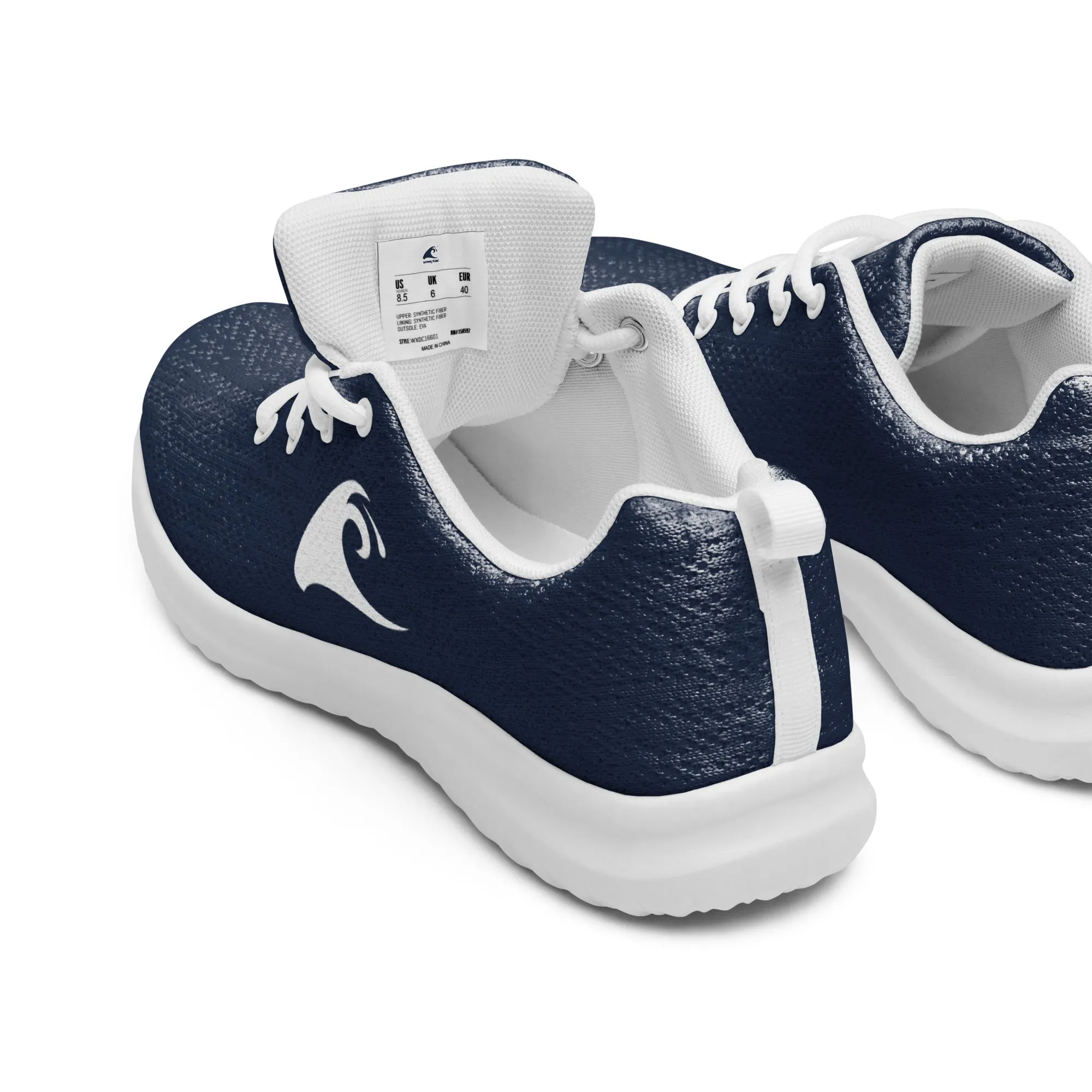 Men’s Navy Blue Athleisure Shoes with Extremely Stoked Epic Wave Logo