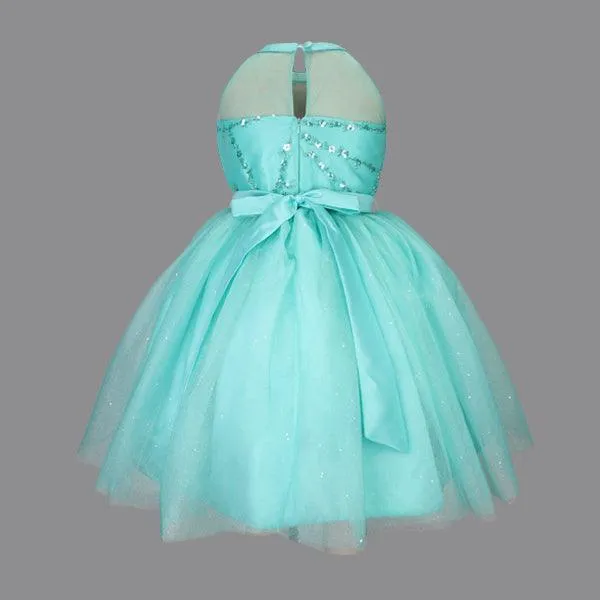 MINT GREEN TULLIE WITH HAIR BOW FOR GIRLS