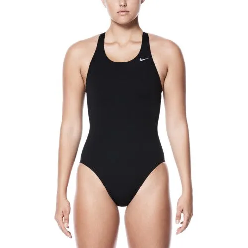 NIKE Poly Solid Women Swim Performance Fastback One Piece