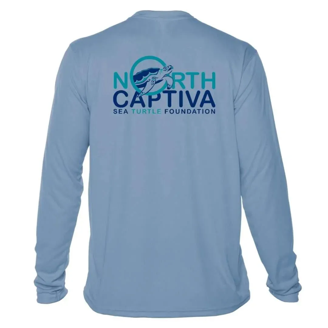 North Captiva Sea Turtle Foundation Sun Shirt - Men UPF50 Dryfit Shirt