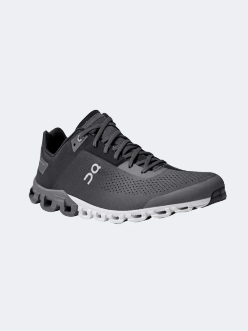 On Cloudflow 3 Men Running Shoes Black/Asphalt