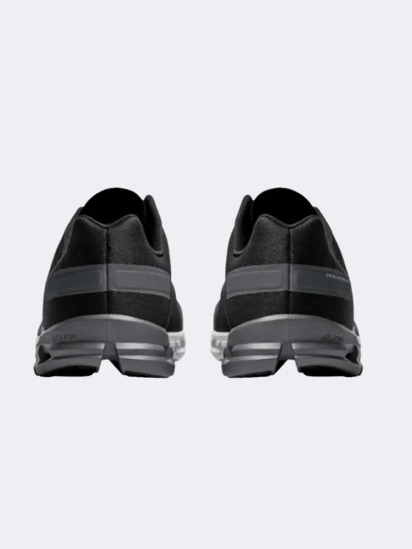 On Cloudflow 3 Men Running Shoes Black/Asphalt