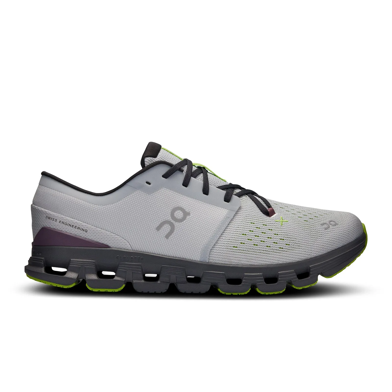 On Running Cloud X 4 Running Shoe (Men) - Glacier/Eclipse