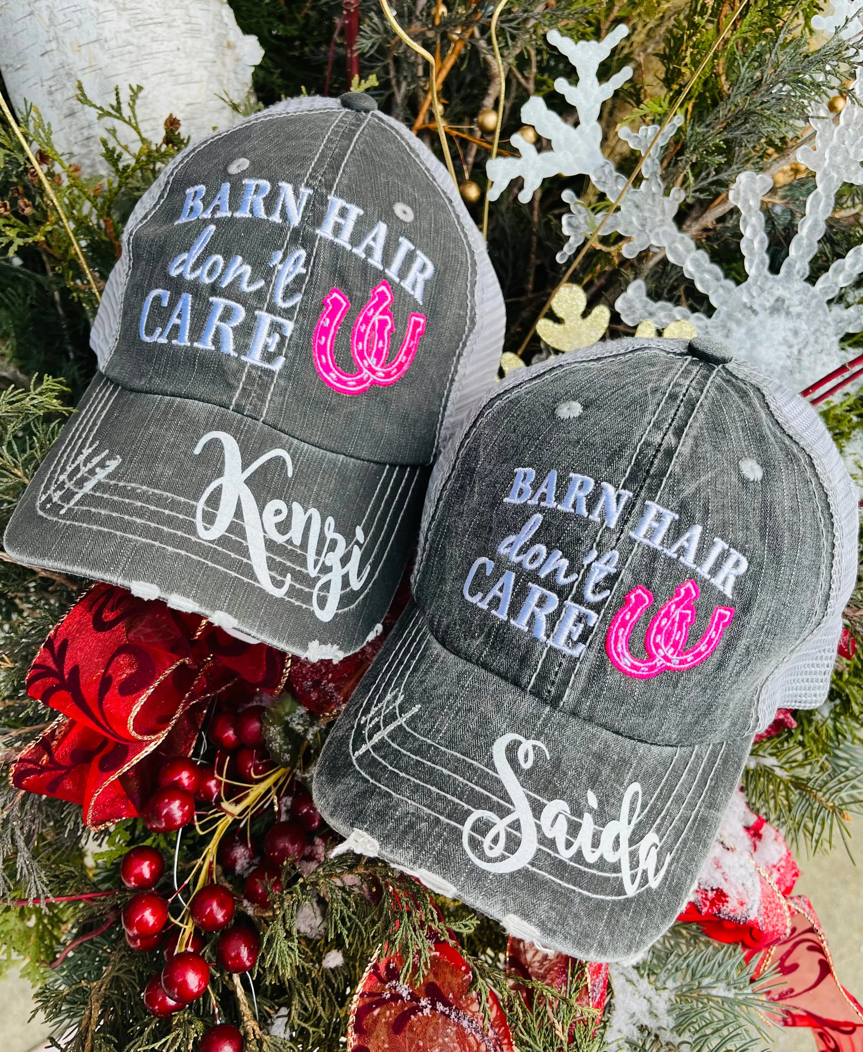 Personalized Racing hats Weekends are for racing Race hair dont care Raceday is the best day