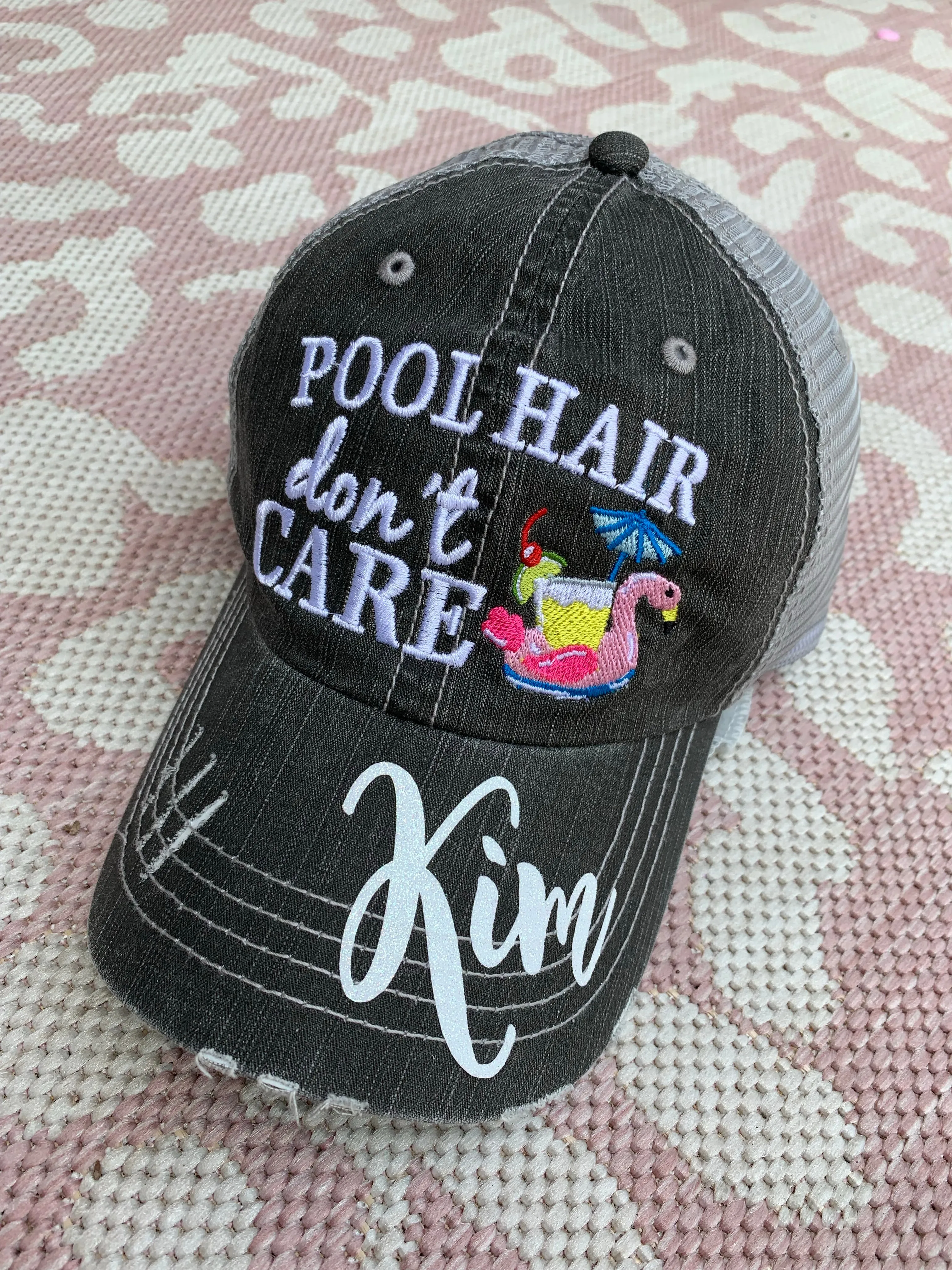 Personalized Racing hats Weekends are for racing Race hair dont care Raceday is the best day