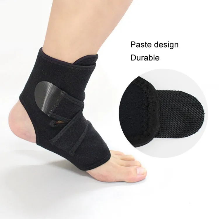 Pressurized Strap Soccer Ankle Protector Sports Protectors Playing Fixed Sprain Protection Ankle(Black)