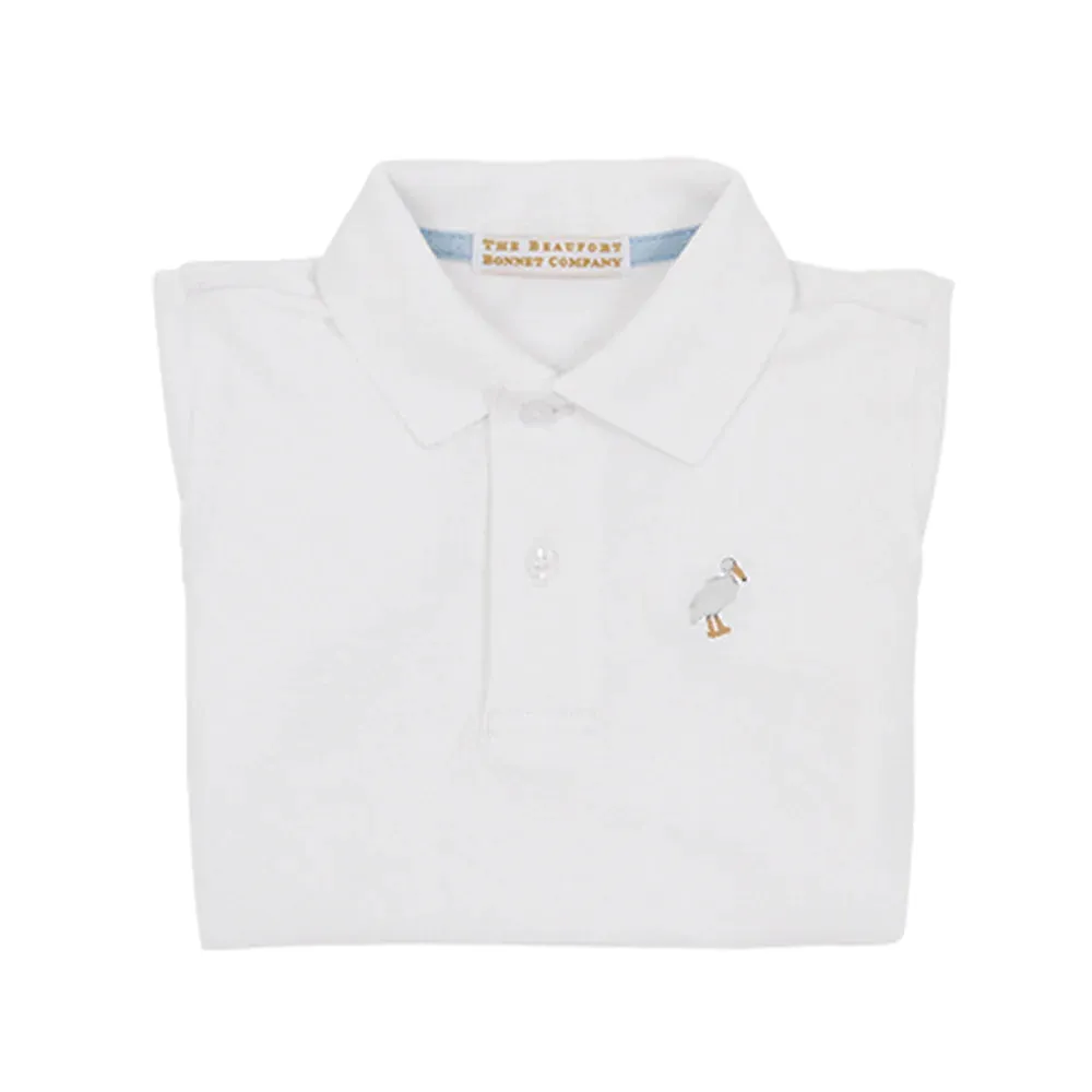 Prim and Proper Polo - Worth Avenue White