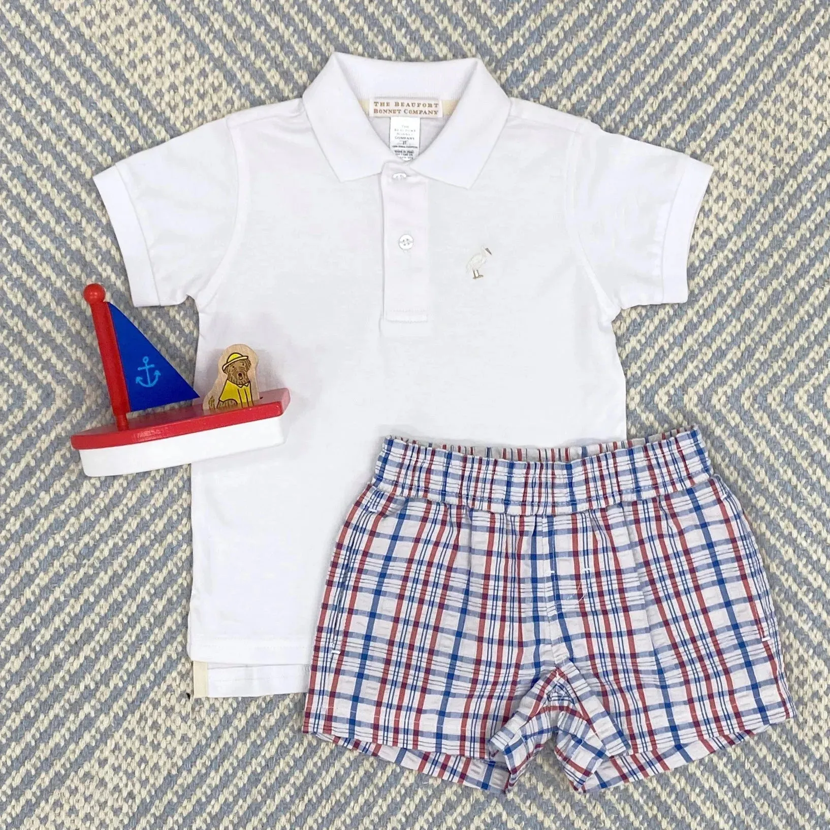 Prim and Proper Polo - Worth Avenue White