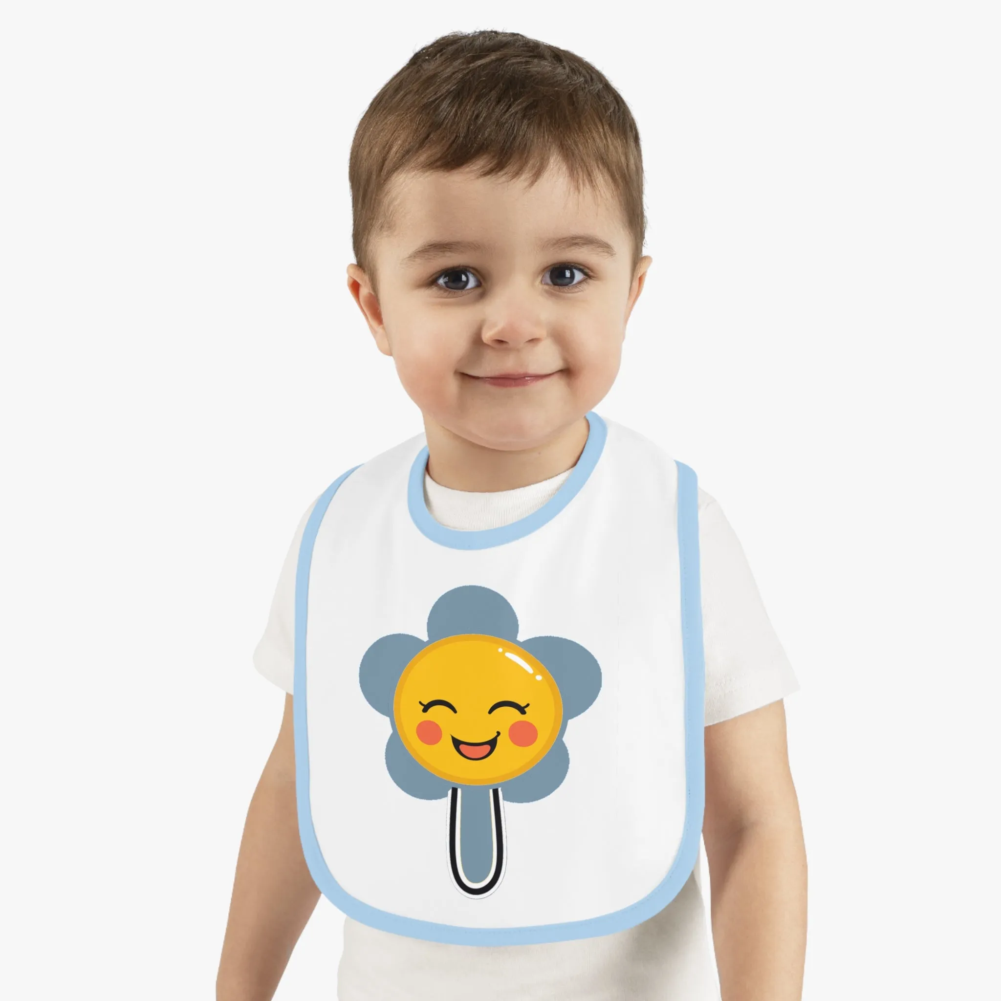 Qreatrz Emoji Baby Bib