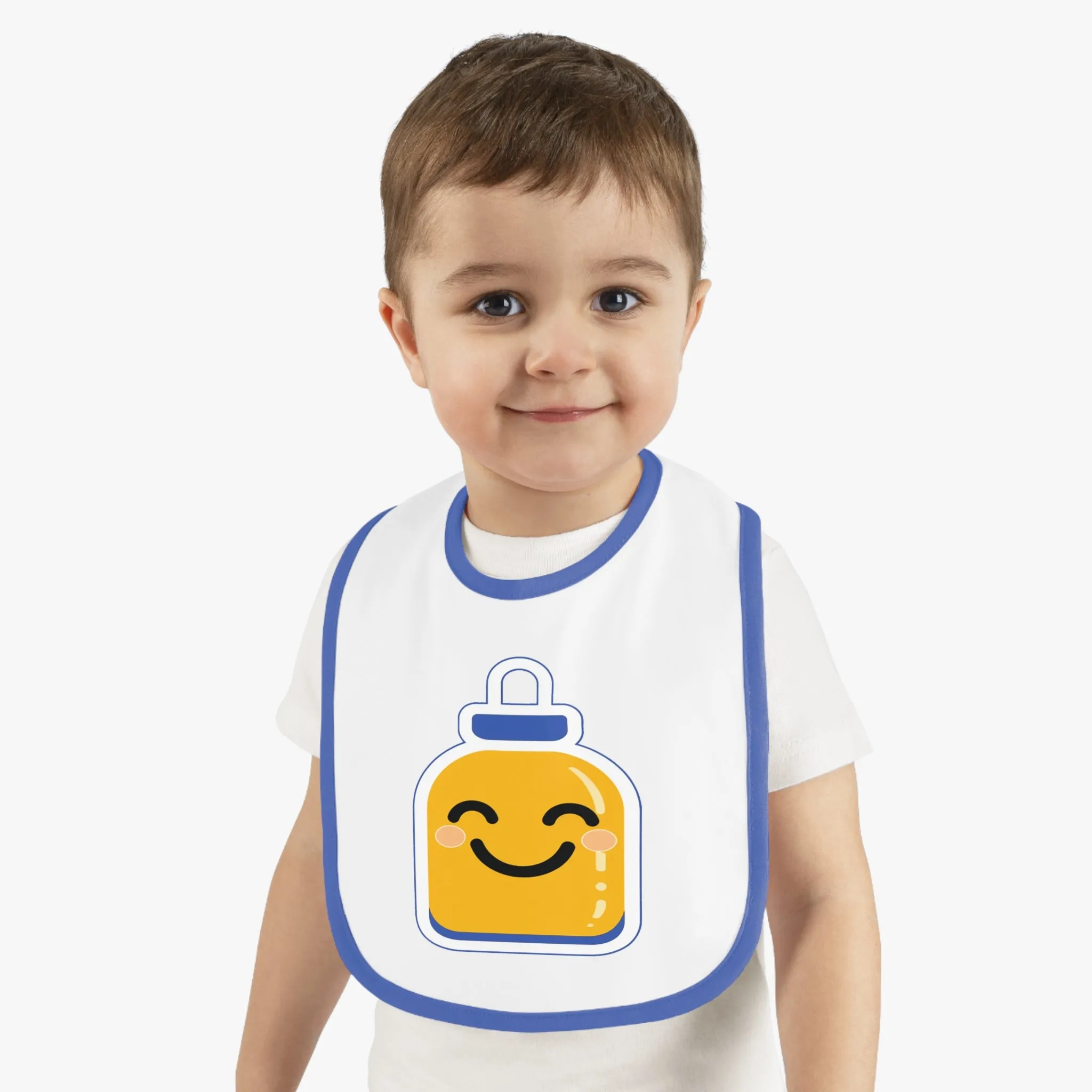 Qreatrz Emoji Baby Bib