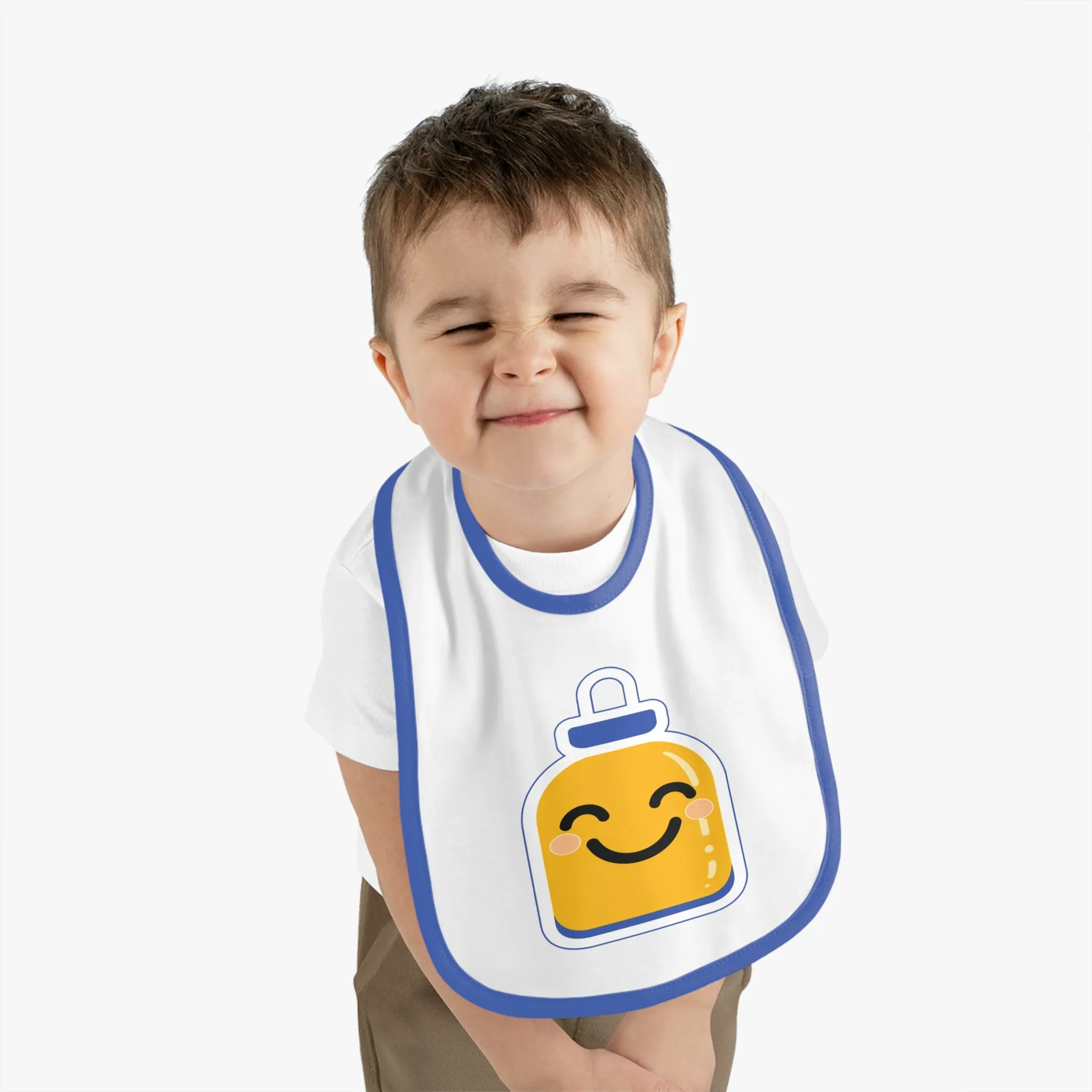 Qreatrz Emoji Baby Bib