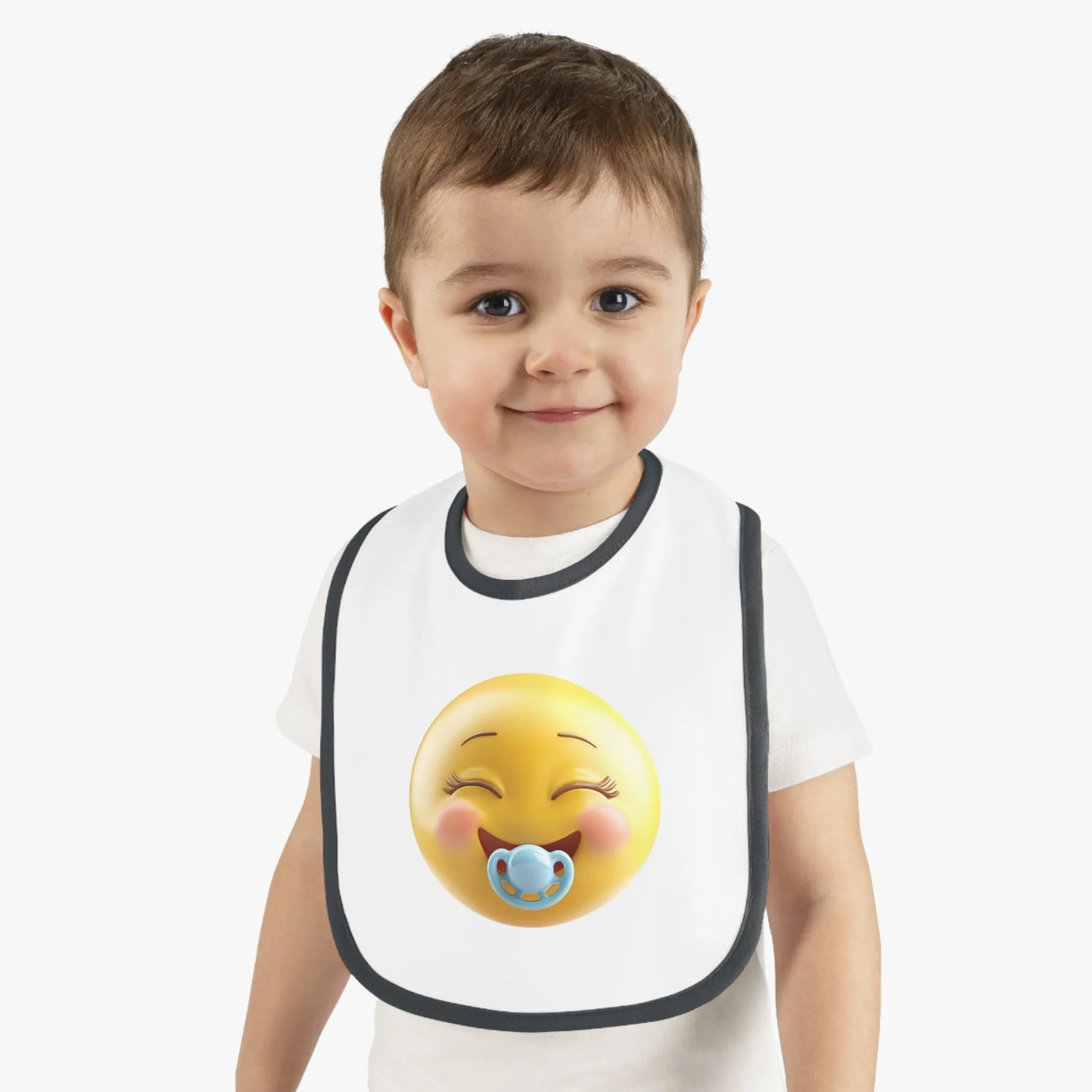 Qreatrz Emoji Baby Bib