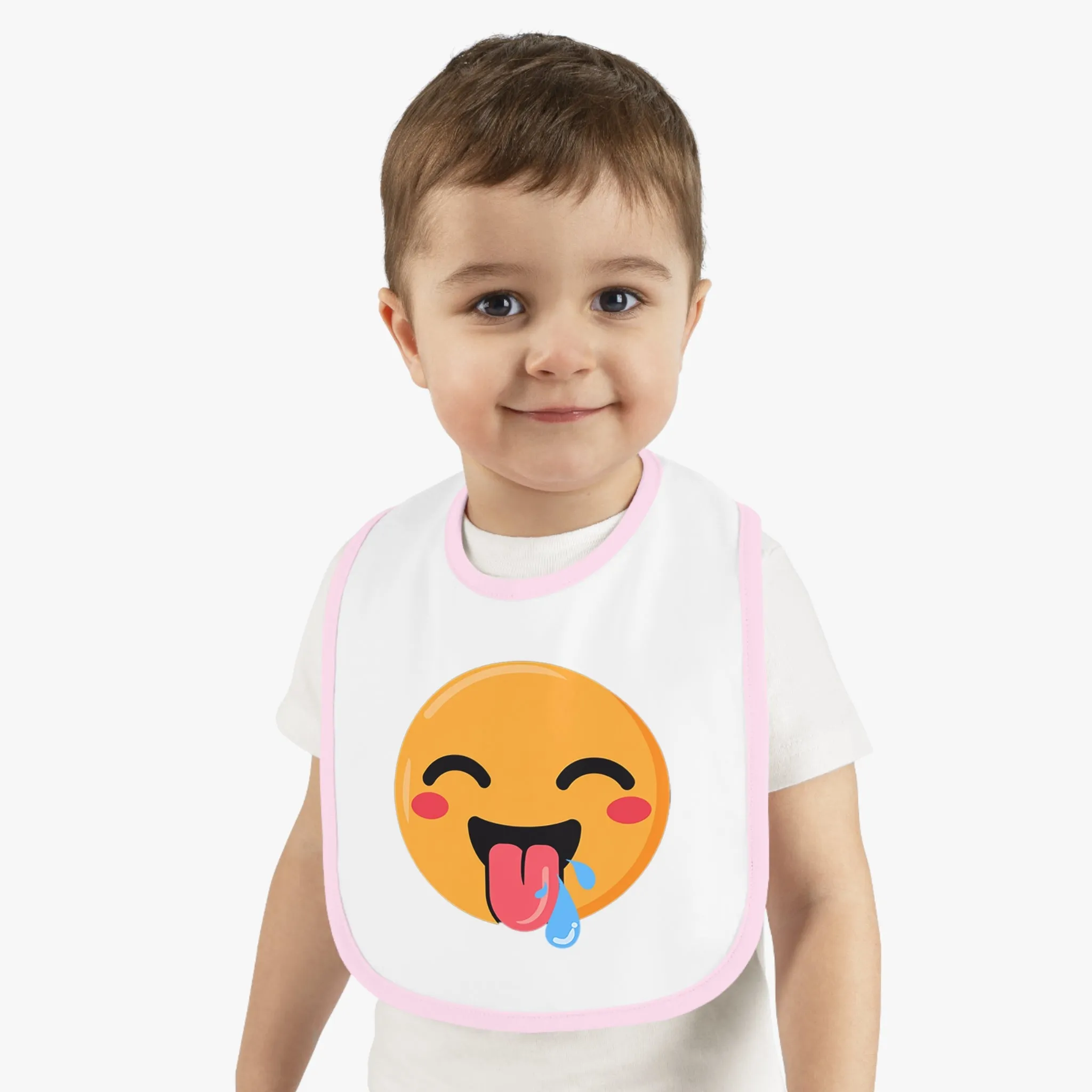 Qreatrz Emoji Baby Bib