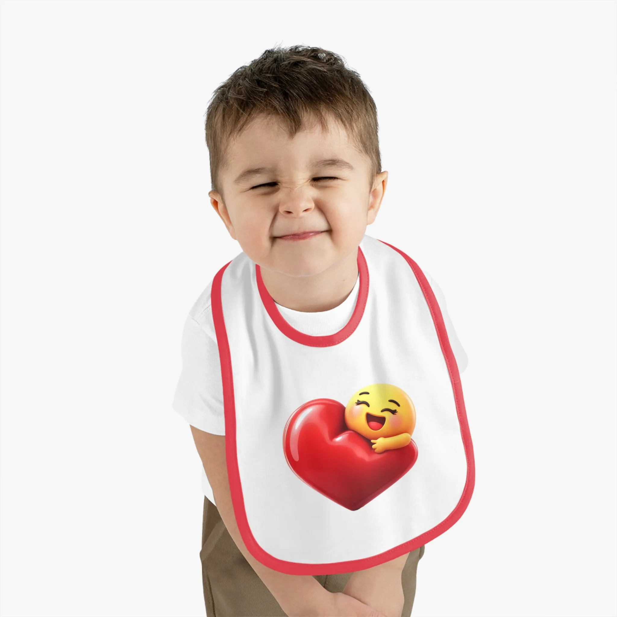 Qreatrz Emoji Baby Bib