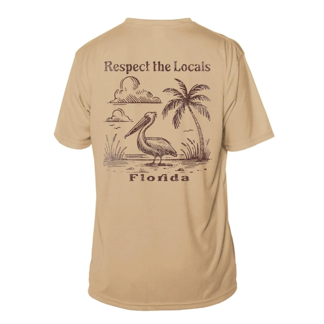 Respect the Locals Pelican Sun Shirt UPF50 - Florida or Custom Location