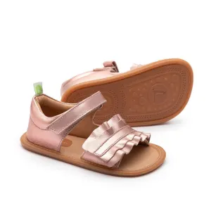 Ruffy Sandal - Rose Gold (Baby)