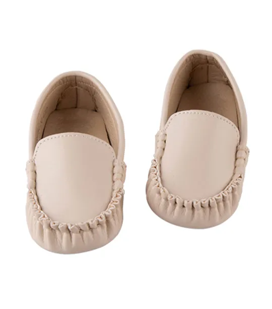 Seth Toddlers to Kids Loafers for Boys - Beige