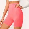 Solid Cycling High Waist Athleisure Crop Fitness Leggings Summer Ladies Casual Workout Leggings