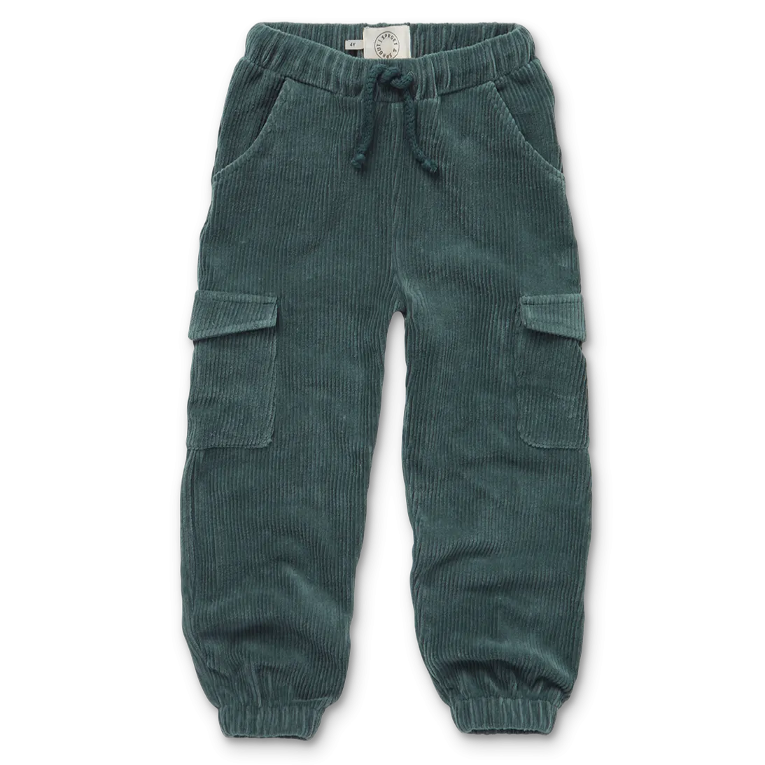 Sproet & Sprout Sweatpants Cargo | Smoke pine