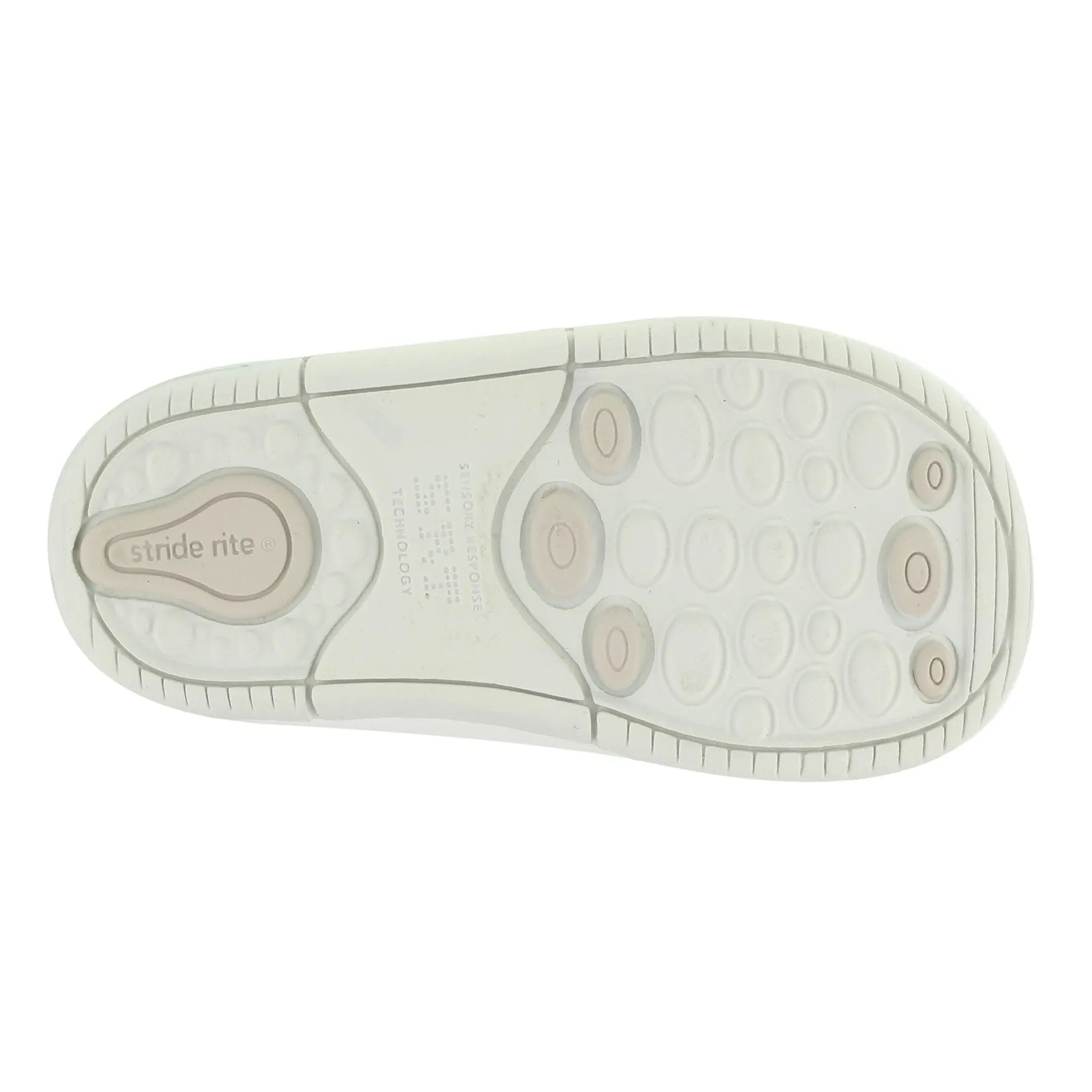 SRTech Elliot Baby Walking Shoe - White Leather