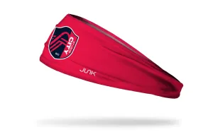 St. Louis CITY SC: Logo Red Headband