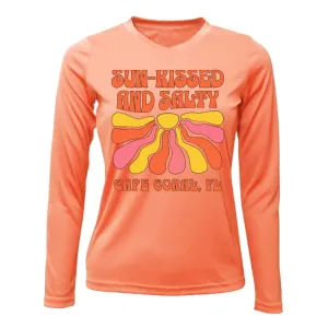 Sun-Kissed and Salty Sun Shirt - Women UPF50 Graphic Tee