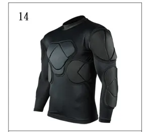 Survetement football 2018 American Football Jerseys sports safety protection thicken soccer goalkeeper jersey elbow shirts vest