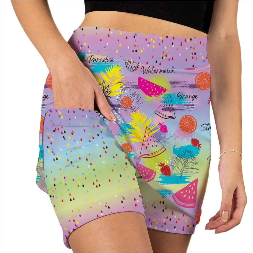 TROPICAL PARADISE SKORT