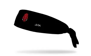 University of Arkansas: Front Hog Black Tie Headband