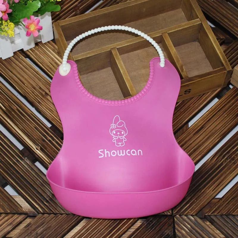 Waterproof Silicone Baby Bibs - Silica Gel Bibs & Burp Cloths