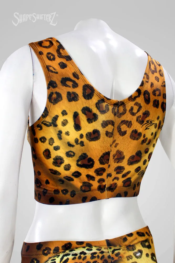 Woman's  'Leopard' Crop Top