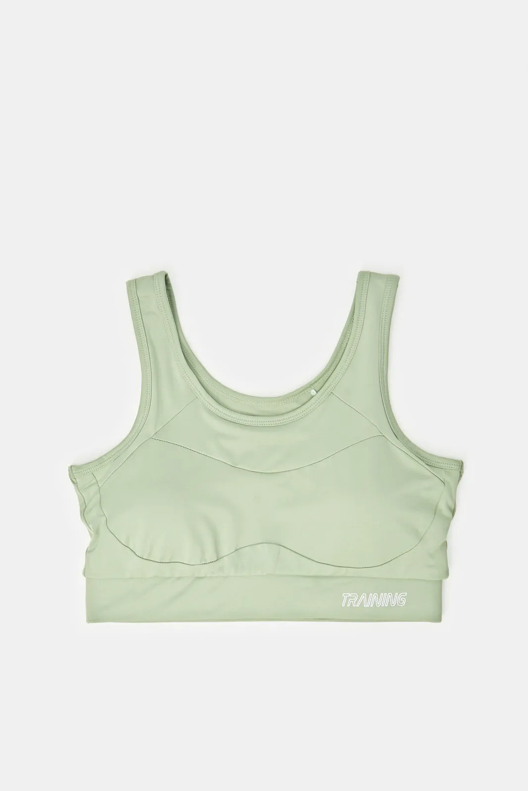 Women Mint Padded Sports Bra