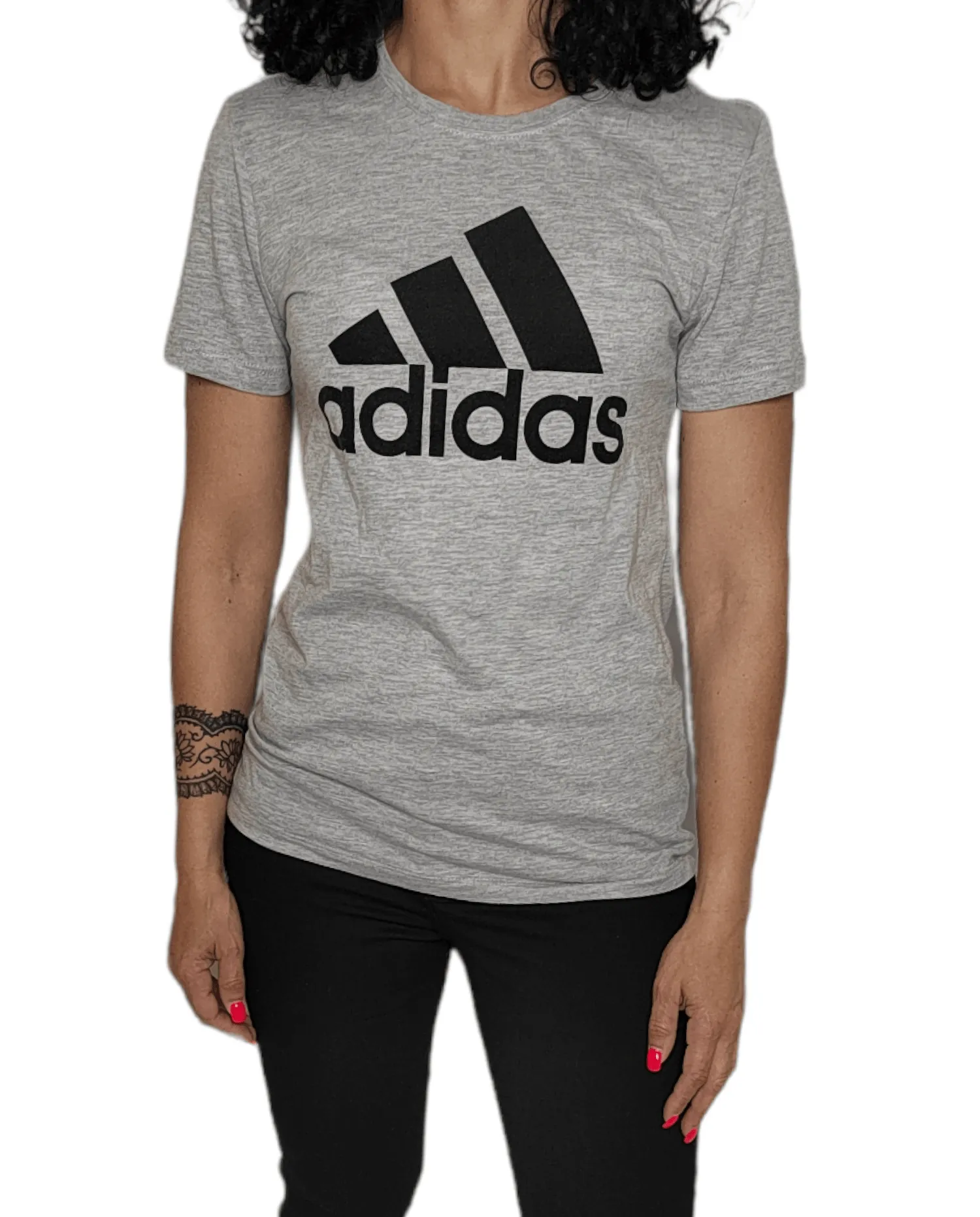 Women Tshirt - Big logo - Grey