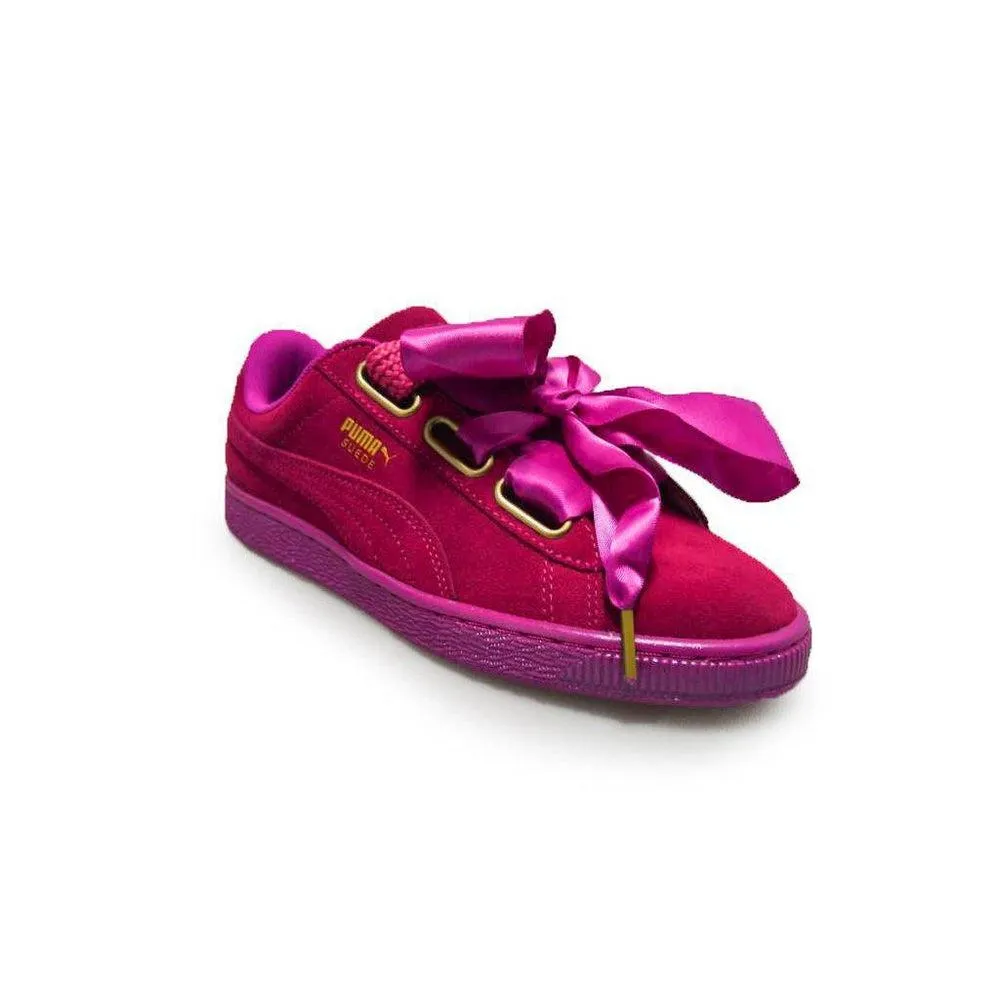 Womens Puma Suede Heart Satin Wn's